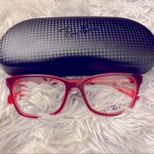 Ray-Ban | Red Non-prescription Eyeglasses